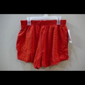 NWT red soffe shorts